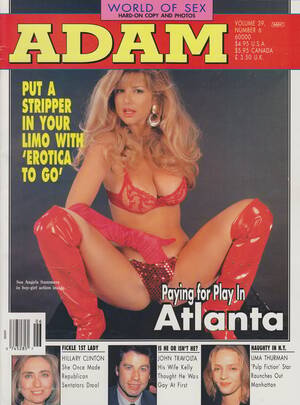 Angela Summers Porn Magazine Covers - Adam Vol. 39 # 6, , Covergirl Angela Summers (Nude) Magazine, Ad