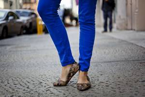 Jeans Ballet Flats Porn - Denim Tips: Flats & Skinnies 3 Ways