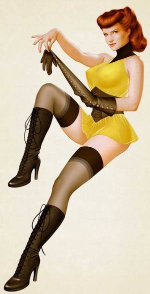Nazi Pin Up Porn - Vargas Pin Up Girl Art | Thanks to Aint It Cool News for the pic.