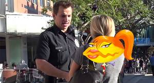 Fake Police Cop - Fancy a date with a cop? Fake police officer tries to pick up girls in  prank video