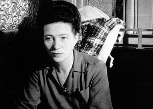 1940s Secretary Porn - Simone de Beauvoir: From Sartre's secretary to feminist style icon