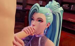 3d Animated Blowjob Rule 34 - 3D Hentai K-da-Seraphine-blowjob-unwatermarked_1080p rule 34 porn video  animation watch online or download