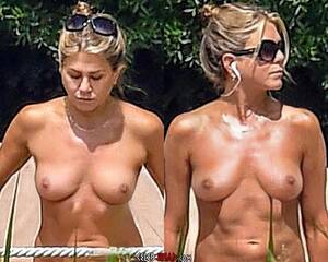 caught sunbathing nude - Jennifer Aniston Caught Nude Sunbathing