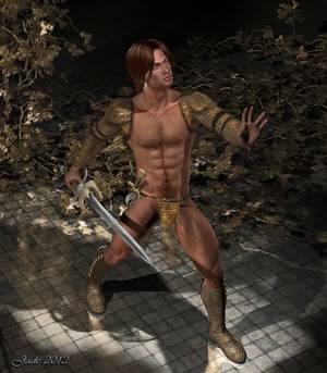 fantasy 3d nudes - Fantasy male nude ... hello, beautiful! (And Painting Shadows and  highlights in Photoshop)