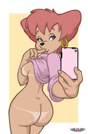 cartoon sexy nude selfie photos - Cartoon hottie takes a selfie of her nice ass