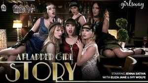 20s Flapper Girl Porn - Jenna Sativa Time Travels to the Roaring '20s in Girlsway's A Flapper Girl  Story | Candy.porn