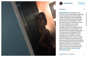 kim kardashian pregnant nude - Kim Kardashian Posts Naked Selfie To Prove She Is Pregnant | Marie Claire UK