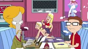 Diner Girl Porn - American Dad - We're going to the diner to write porn - YouTube