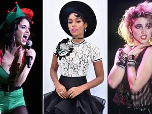 Best Lesbian Teenagers With Salena Gomez Porn - From Madonna to Janelle MonÃ¡e: how female sexuality progressed in pop |  Janelle Monae | The Guardian