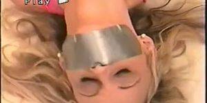Blonde Tied Up Porn - hott blonde tied up with duct tape gag