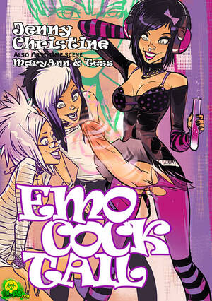 emo toon fuck - The Emo Cocktail- Innocent Dickgirls - Porn Cartoon Comics