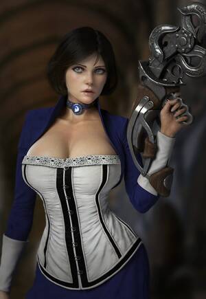 Bioshock Infinite Porn Huge Tits - Movie-quality 3D rendering of Bioshock's Elizabeth. : r/gaming