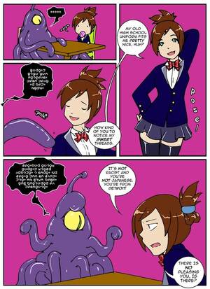 Alien Tentacle Porn Comics - Anyone knows comic with similar style to this photo, with alien tentacle in  School (2 replies) #1140089 â€º NameThatPorn.com