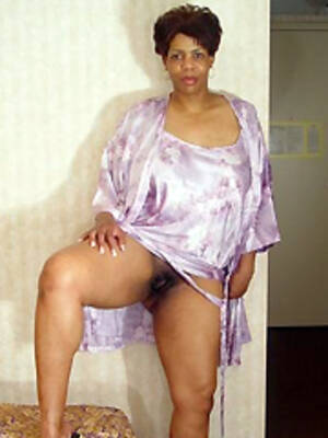 Hairy Black Mom - This black mom loves the sound of an object thrusting into