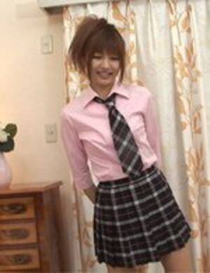 asian school group - Watch porn video Kotone Aisaki Asian in school uniform rubs erect dick of  her palm - JavHD.com