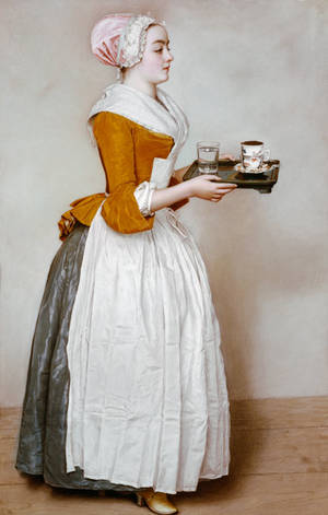 16th Century Maid Porn - Painting of an 18th Century maid serving hot chocolate by Jean-Ã‰tienne  Liotard. Learn