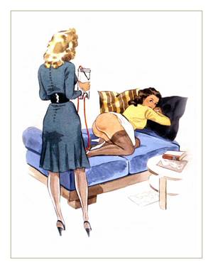 1940s Porn Germany - Weird Wednesday. 1940s enema erotica from Germany.