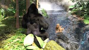 3d Gorilla Animal Porn - 3d animal porn comics | 3D Whitenightmare - Jane and Gorilla |