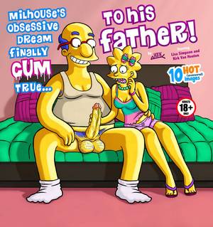 Cumshot Hentai Porn - Milhouse's Obsessive Dream Finally Cum True His Father00