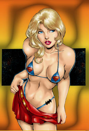 cartoon super girl nude - Supergirl :: superheroes :: sexy (erotic, nude, naked, hot)