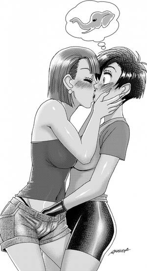 hentai shemale tongue kiss - Hentai Shemale Tongue Kiss | Sex Pictures Pass