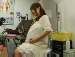 9th Doctor Porn - Pregnant Japanese getting screwed by the Doctor in 9th month