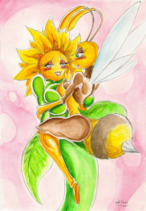 Anthro Flower Porn - Conker flower porn - Flower and a bee rule know your meme jpg 2421x3483