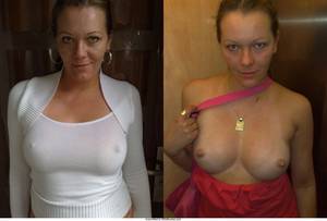 mom dressed undressed gangbang - real wife clothed-unclothed