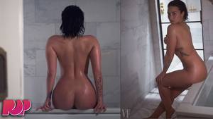 Demi Lovato Real Porn - Demi Lovato Nude With No Makeup For Vanity Fair