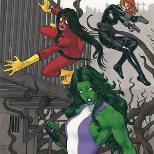 Ant Man She Hulk Porn - She-hulk spider-woman & black-widow by devilzsmile.com #devilzsmile