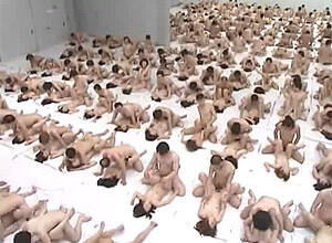 500 orgy - 500 japanese girls banged in public at wild orgy