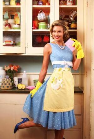 1950s Wife Porn - smiling 1950s style housewife