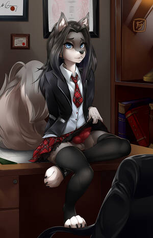 Furry Anime Porn Schoolgirl - Schoolgirl Grey [Surprise] by DragonFU - Hentai Foundry