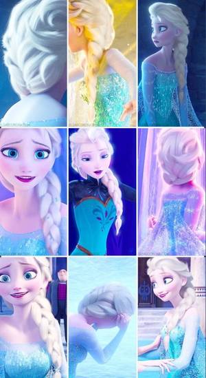 Disney Frozen Marshmallow Porn - Elsa hair porn. I wish my hair were long again! Because this is PERFECT