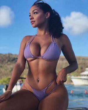 ebony bikini galleries - Ebony Bikini Porn Pics - PICTOA