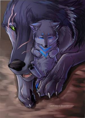 Furry Bbw Porn Morphs - A father named Kino, with his son Blaze. His father is the leader of  MoonPack.