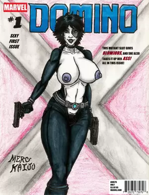 Domino 3d Porn - Marvel's Domino Porn Comic Cover by MercKaiju on Newgrounds