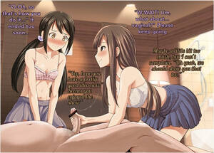 Cuckquean Porn Captions - Your girlfriend watching you and and her friend under the guise of learning  [Artist: Takemasa][Cuckquean][Watching] : r/hentaicaptions