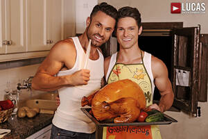 Gay Thanksgiving Sex - James Castle And Devin Franco's Bareback Thanksgiving