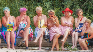 naturist beach grannies - Calendar girls in the Kootenays: Golden oldies drop their clothes for  firehall fundraiser | CBC News