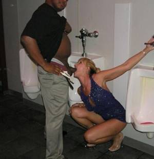 Bbc Public Porn - Dirty wife shared in public restroom