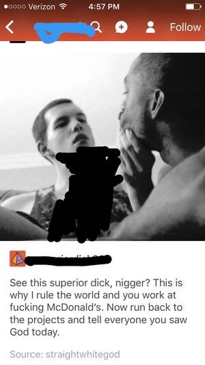 Nazi Porn Captions - I found a nazi gay porn account on Tumblr. His page is full of this type of  shit. : r/insanepeoplefacebook