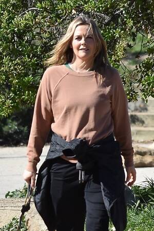 alicia silverstone - Alicia Silverstone is unrecognisable 27 years after Clueless as she walks  her dogs in LA | The US Sun