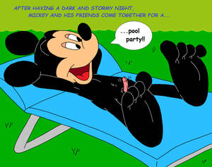 Mickey Mouse Feet Porn - Mickey Pool Party - HentaiForce