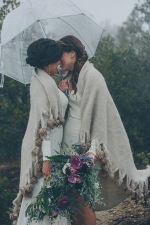 Lesbian Cheerleaders Kissing Non Nudes - Breathtaking AZ Mountaintop Wedding by Steph Grant photography