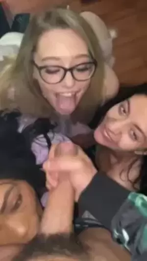 3 girls sucking cock - 3 girls sucking my dick at college party | xHamster