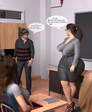 3d Lesbian Teacher Comics - Nancy Teacher- Rev2019 - Porn Cartoon Comics