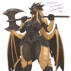 Armored Dragon Furry Porn - 133715 - suggestive, artist:ch4_n2o, dragon, fictional species, anthro,  armor, axe, battle axe, cameltoe, clothes, female, high res, horns,  impractical armour, panties, scales, solo, solo female, tail, thick thighs,  thighs, underwear, weapon, wide