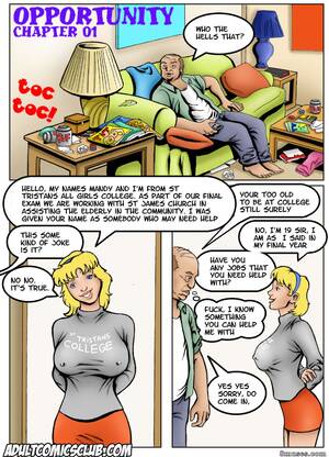 mature vintage xxx cartoons - Old Mans Opportunity - 8muses Comics - Sex Comics and Porn Cartoons