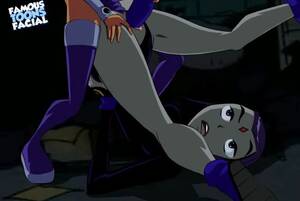lesbian famous cartoon facials - Teen Titans Starfire And Raven Lesbian Sex Famous Toons Facial, poldnik -  PeekVids